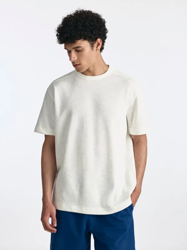 Men's Basic T-Shirt in Coconut Milk made by Brooklyn Industries