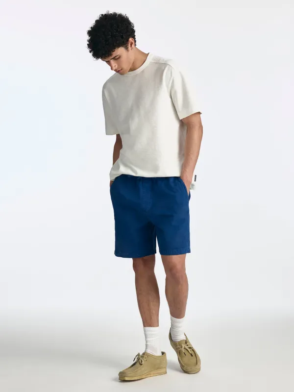 Men's Drawstring Shorts in Navy Peony made by Brooklyn Industries