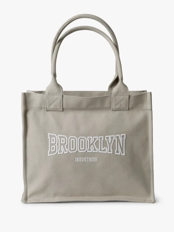 Brooklyn Canvas Tote Bag in Beige made by Brooklyn Industries