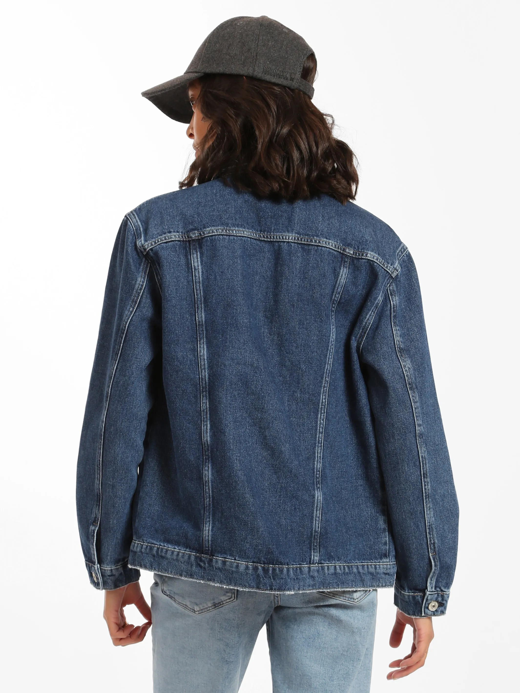River Denim Jacket in Dark Denim sold by Brooklyn Industries product image thumbnail 2