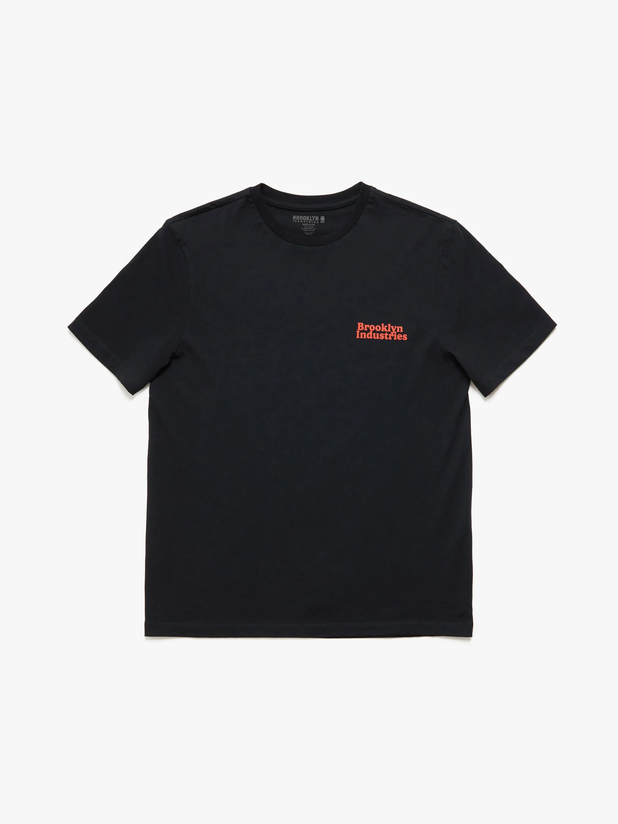 Men's NYC T-shirt in Black sold by Brooklyn Industries