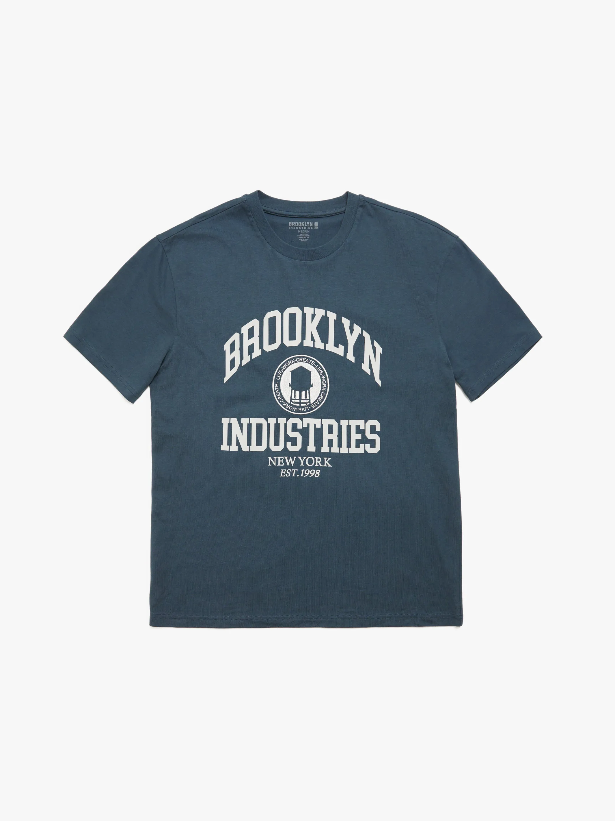 Men's Brooklyn Industries Heritage T-shirt in Moonlit Ocean sold by Brooklyn Industries