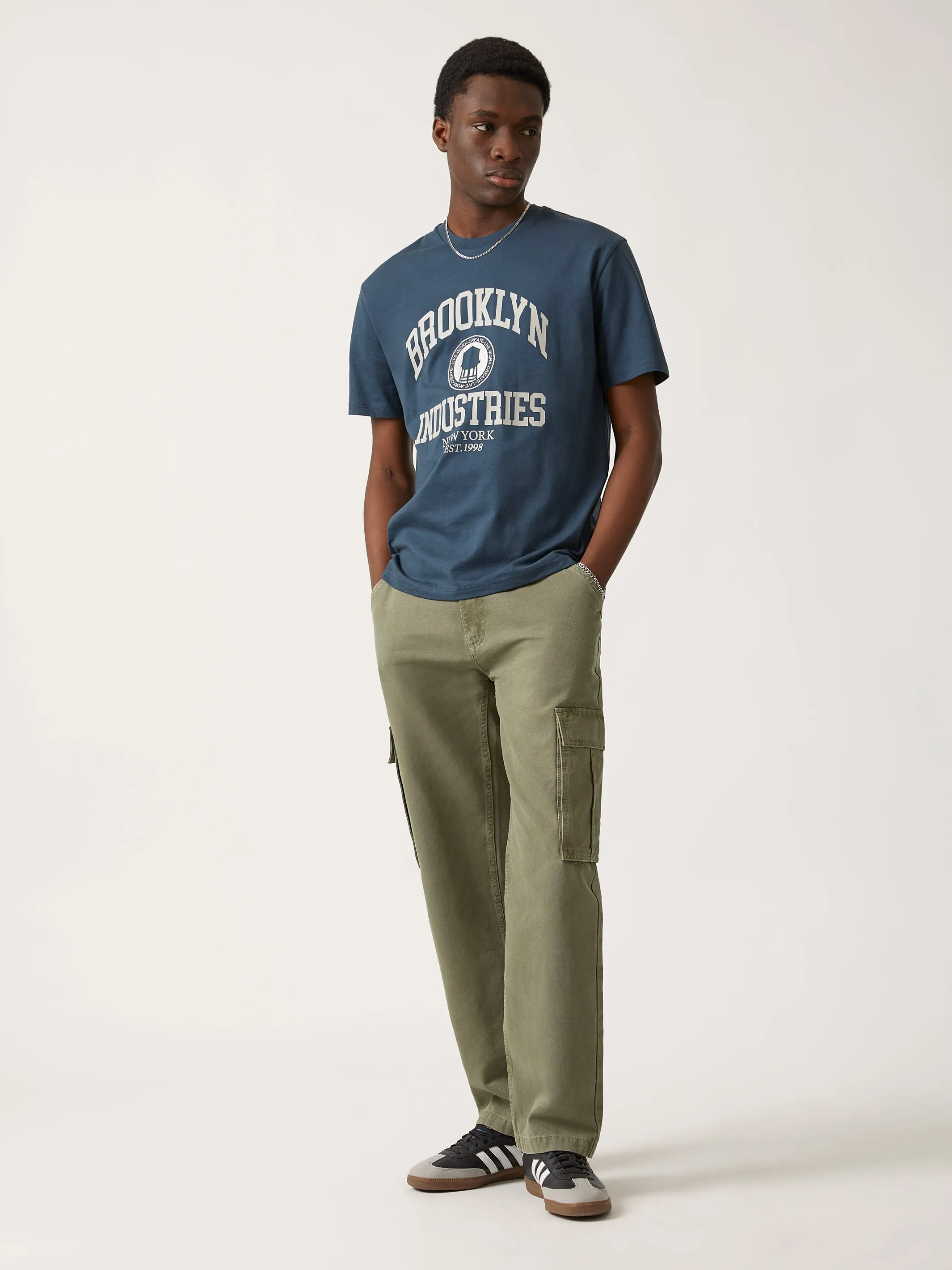 Men's Brooklyn Industries Heritage T-shirt in Moonlit Ocean sold by Brooklyn Industries product image thumbnail 2