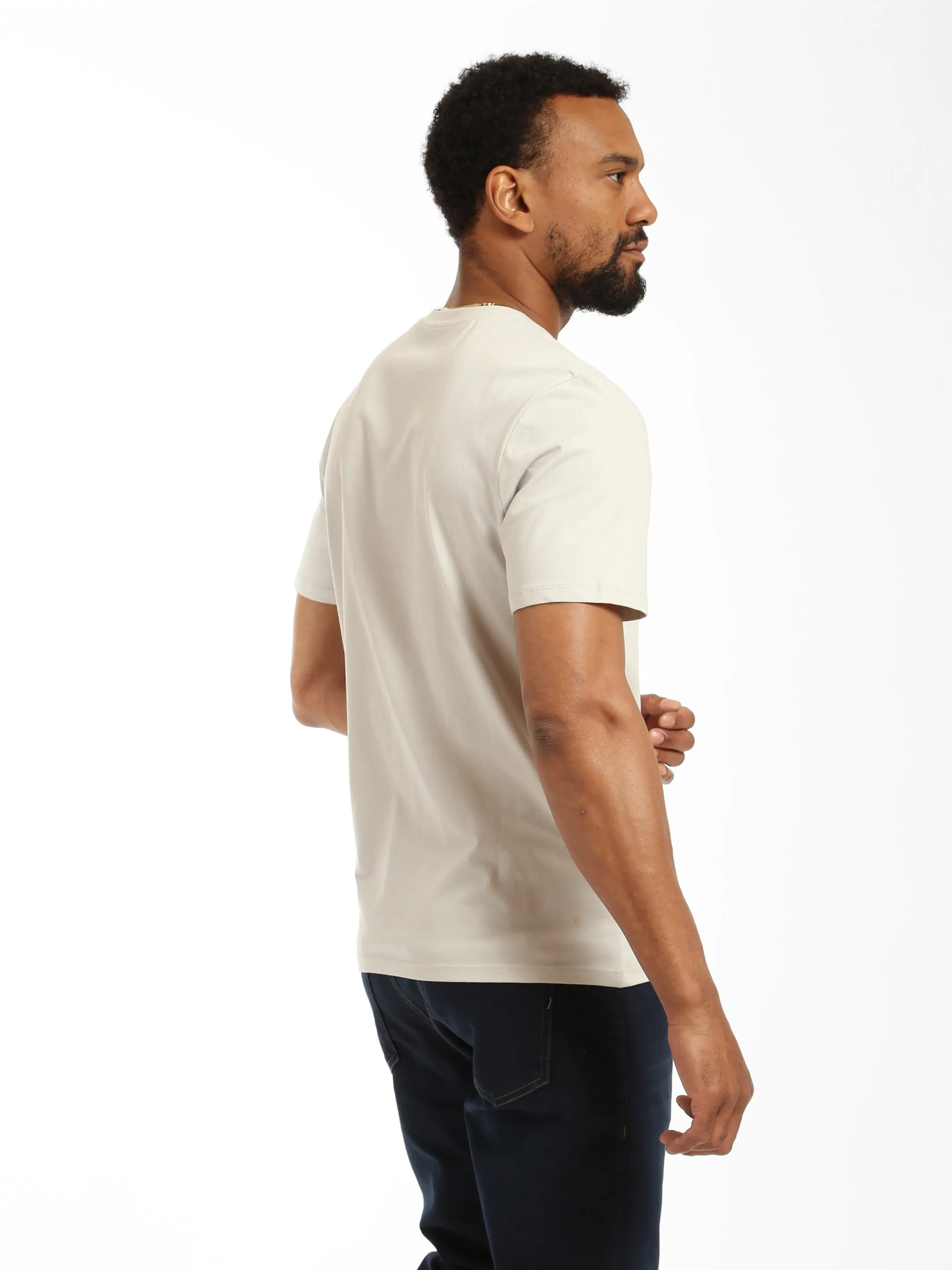 Men's Isometric T-shirt in Silver Birch sold by Brooklyn Industries product image thumbnail 4