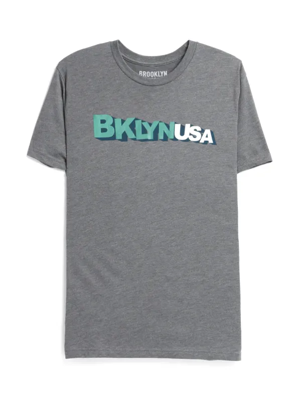 Men's BKLYN USA T-Shirt made by Brooklyn Industries