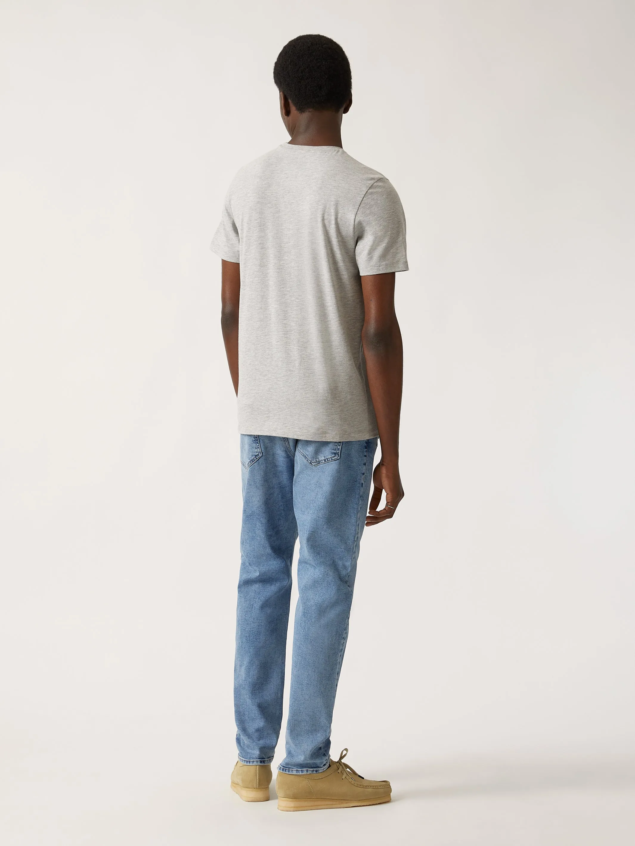 Men's Brooklyn Water Tower T-shirt in Grey Melange sold by Brooklyn Industries product image thumbnail 3