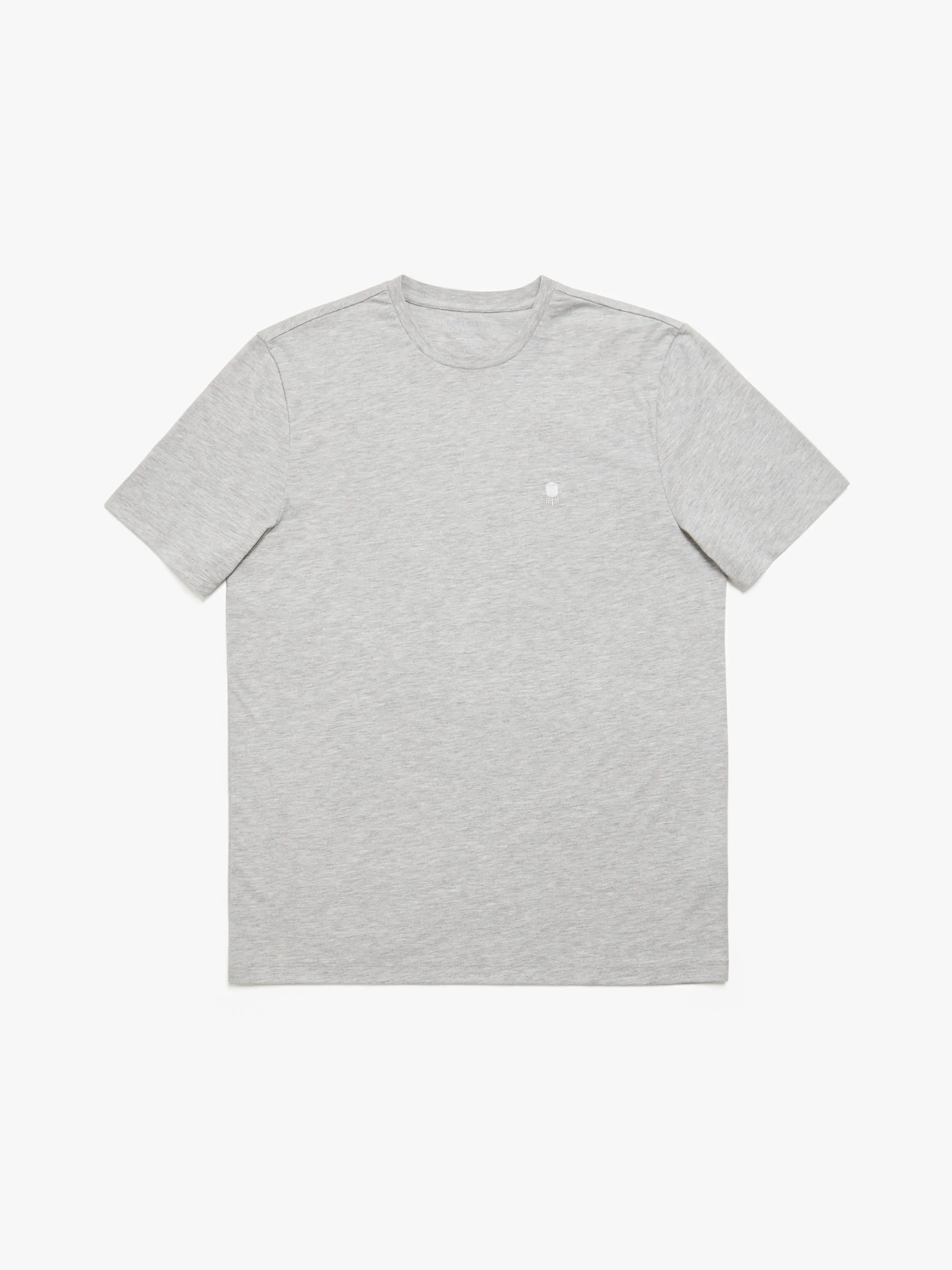 Men's Brooklyn Water Tower T-shirt in Grey Melange sold by Brooklyn Industries