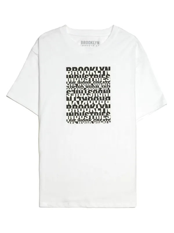 Men's Brooklyn Industries Block Type T-Shirt sold by Brooklyn Industries