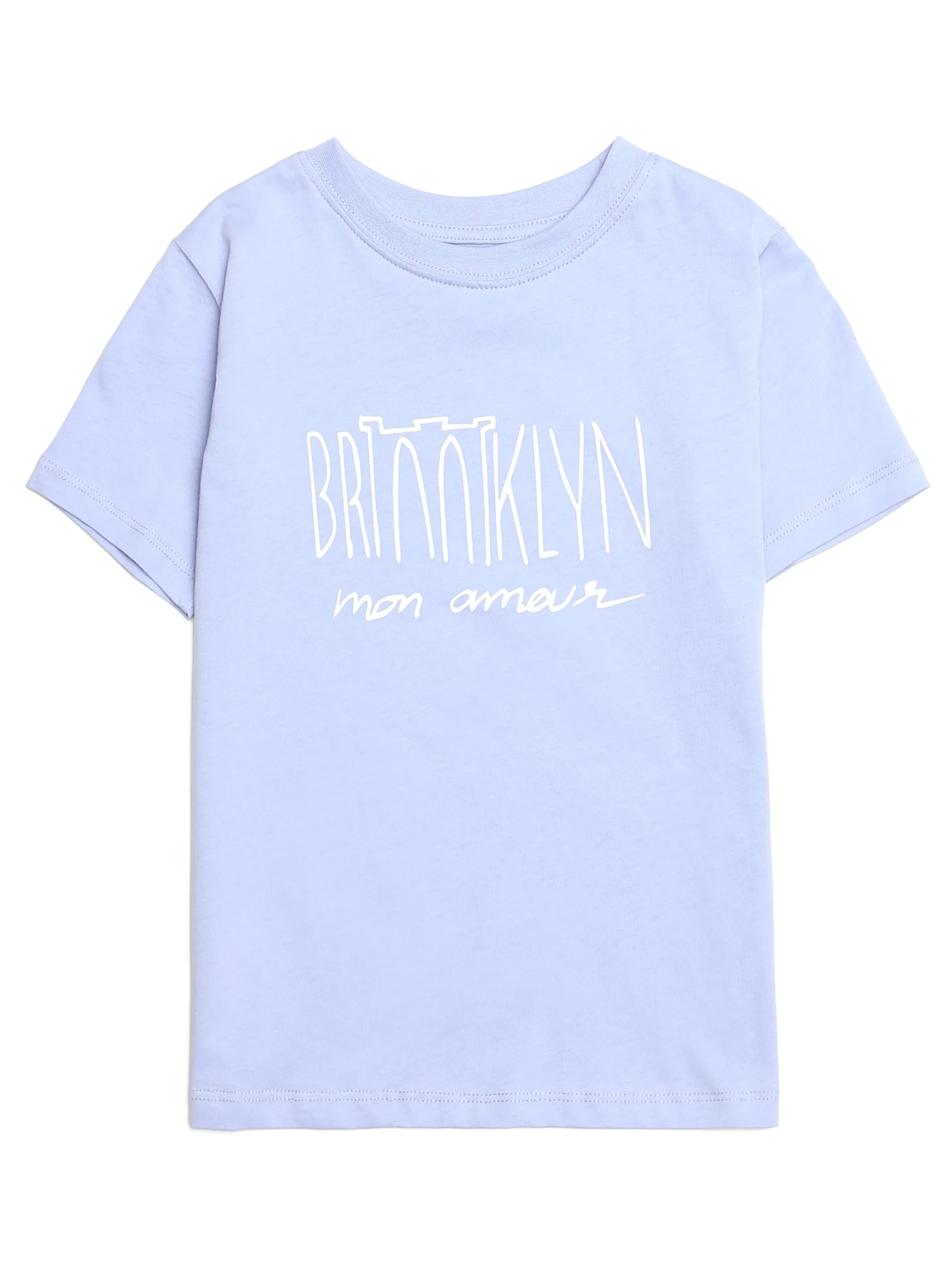 Girl's Brooklyn Amour T-shirt in Easter Egg sold by Brooklyn Industries