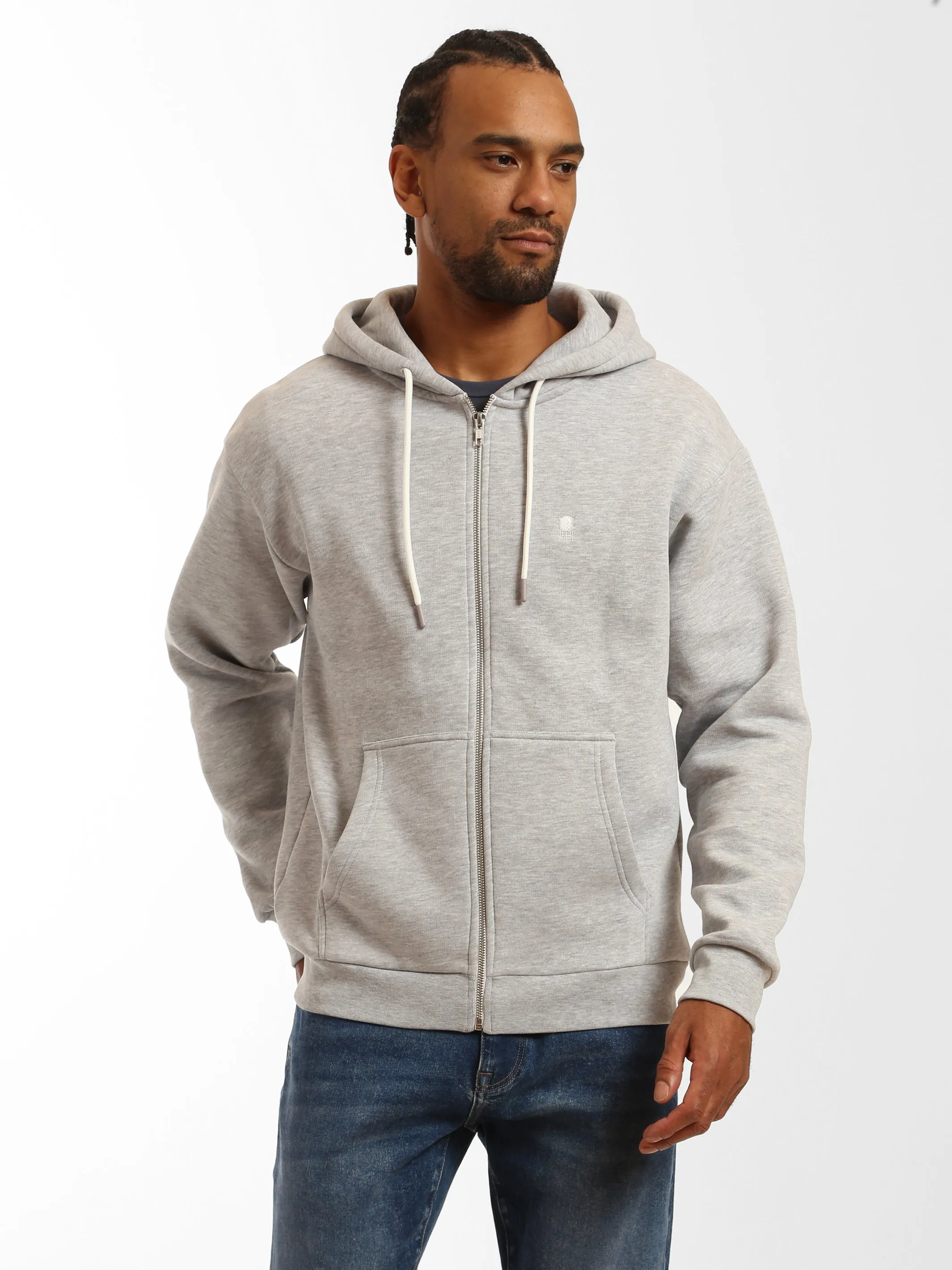 Men's Everyday Water Tower Zip Up Hoodie sold by Brooklyn Industries product image thumbnail 3