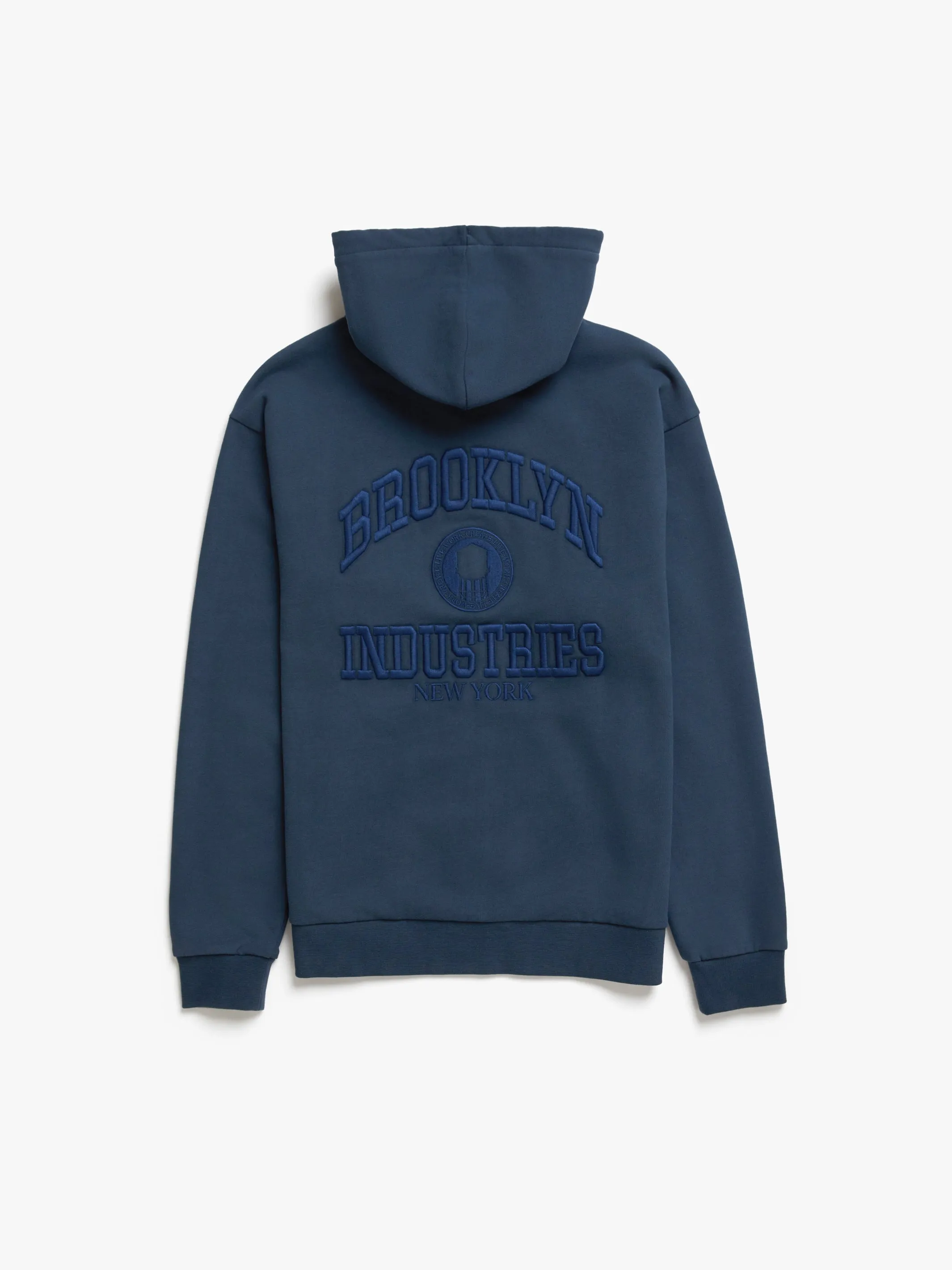 Men's Heritage Zip-Up Hoodie in Moonlit Ocean sold by Brooklyn Industries product image thumbnail 2