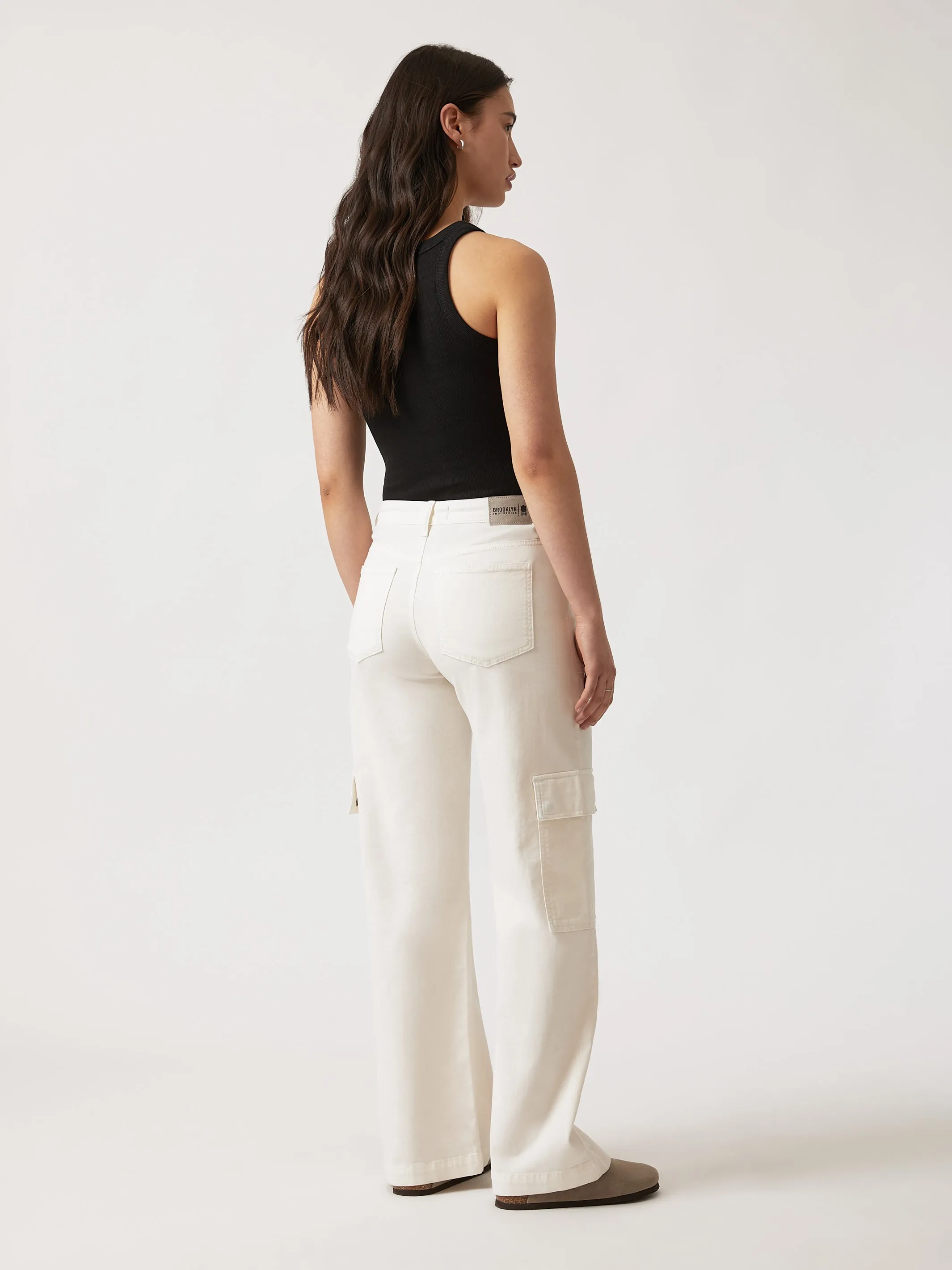 Women's Cargo Pants in Antique White sold by Brooklyn Industries product image thumbnail 5