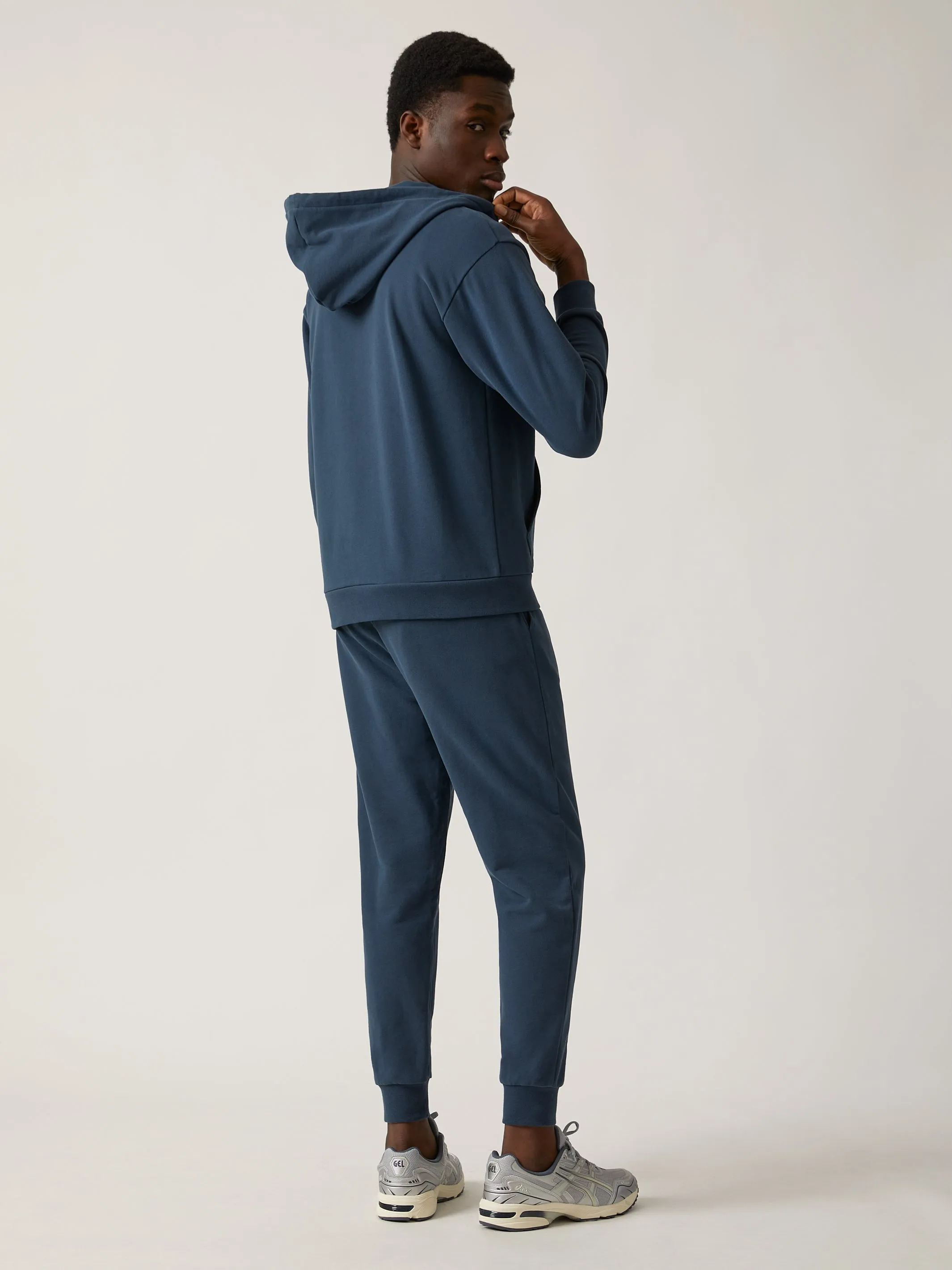 Men's Water Tower Zip-Up Hoodie in Moonlit Ocean sold by Brooklyn Industries product image thumbnail 5