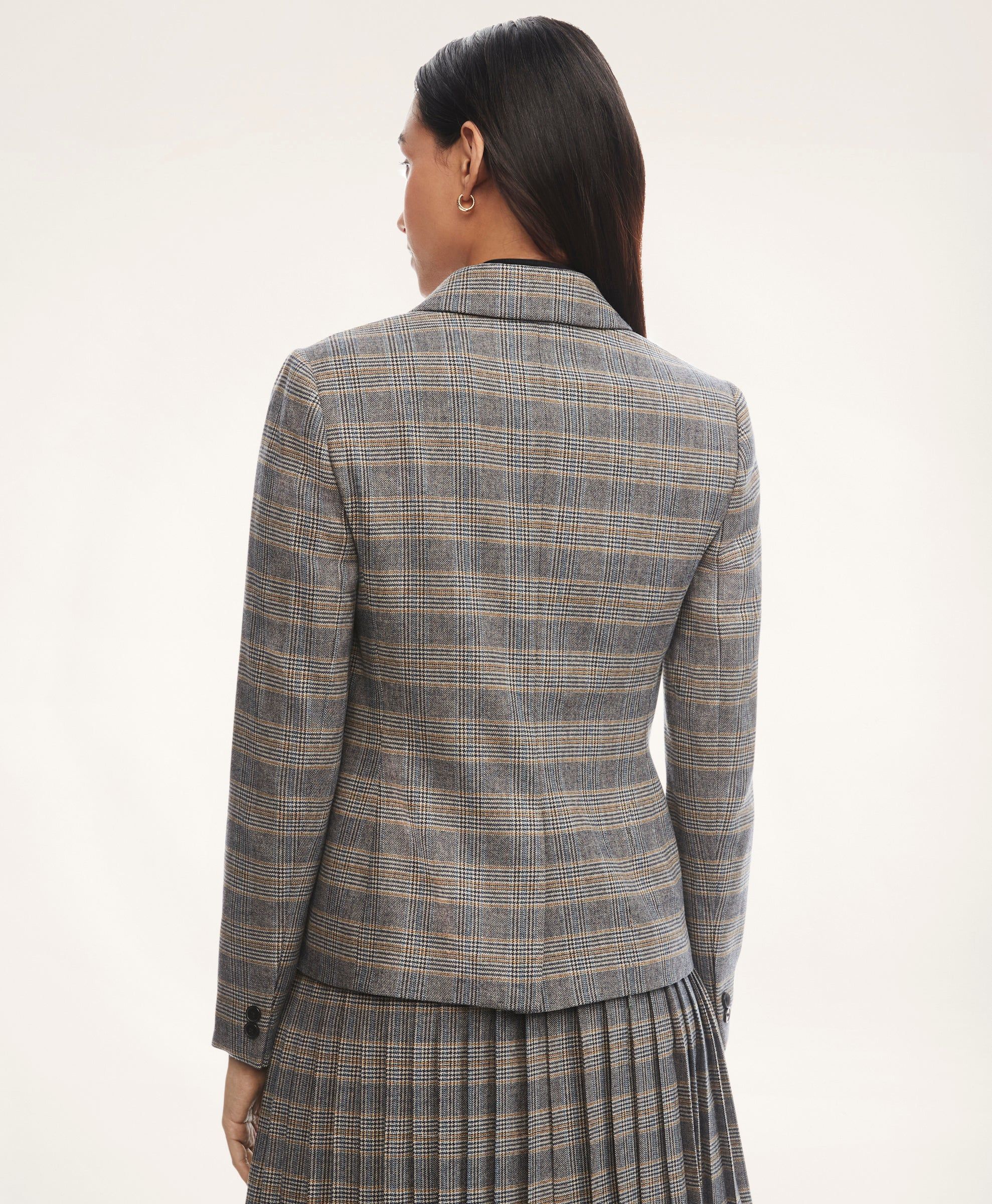 Wool Blend Plaid Jacket sold by Brooks Brothers product image thumbnail 2
