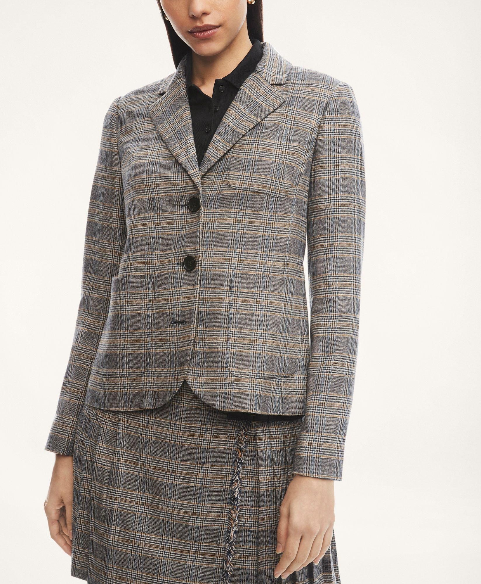 Wool Blend Plaid Jacket sold by Brooks Brothers