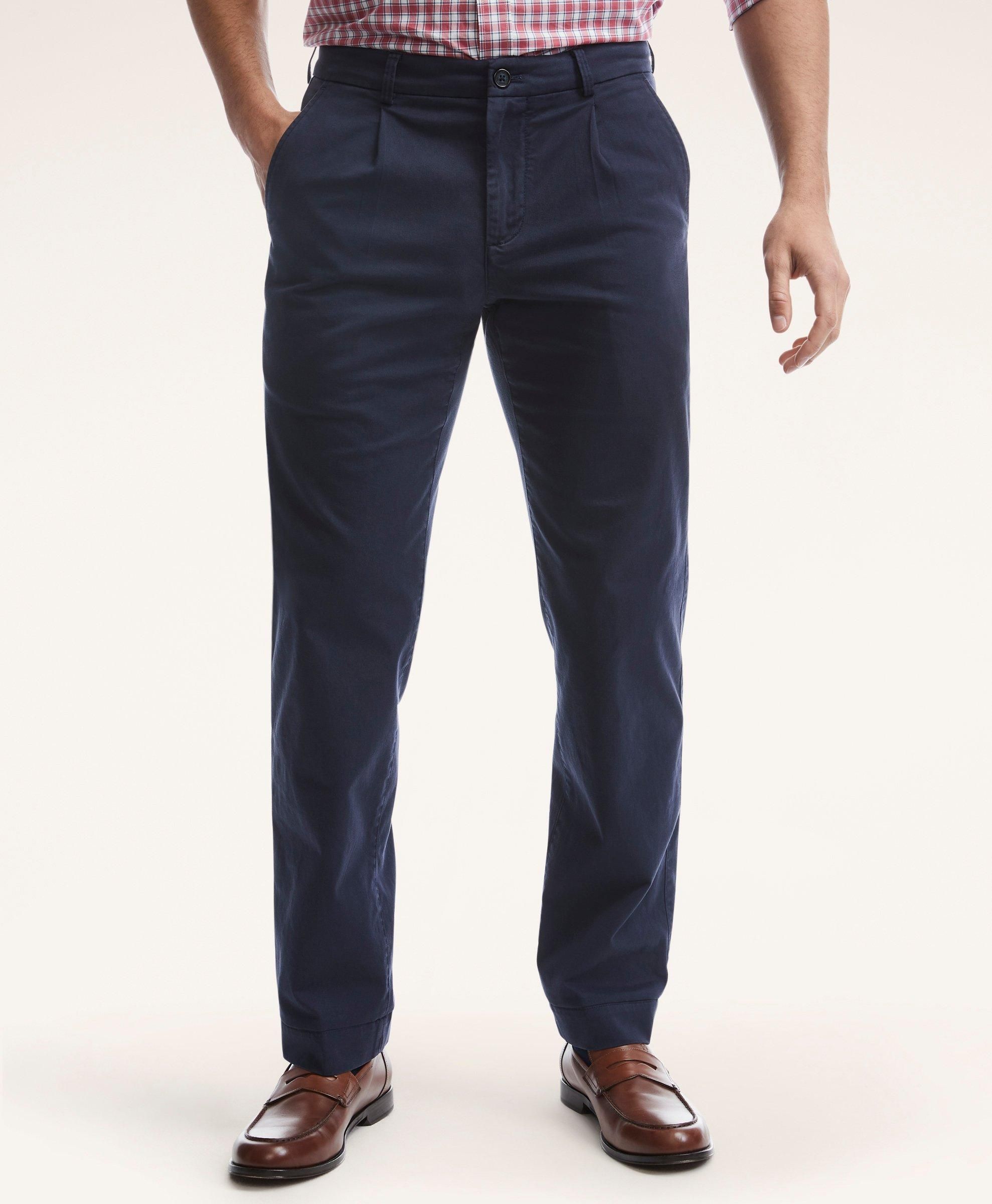Modern Pleated Chino Pants sold by Brooks Brothers