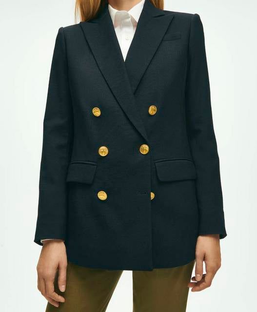 Voyager Jacket in Double-Breasted Wool Blend sold by Brooks Brothers product image thumbnail 5