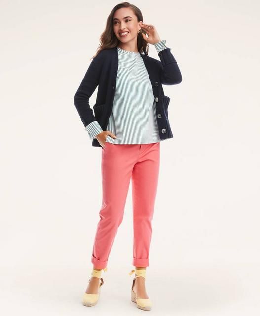 Garment Washed Stretch Cotton Chinos sold by Brooks Brothers