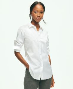 Brooks Brothers X Thomas Mason Cotton Dobby Luxury Shirt sold by Brooks Brothers