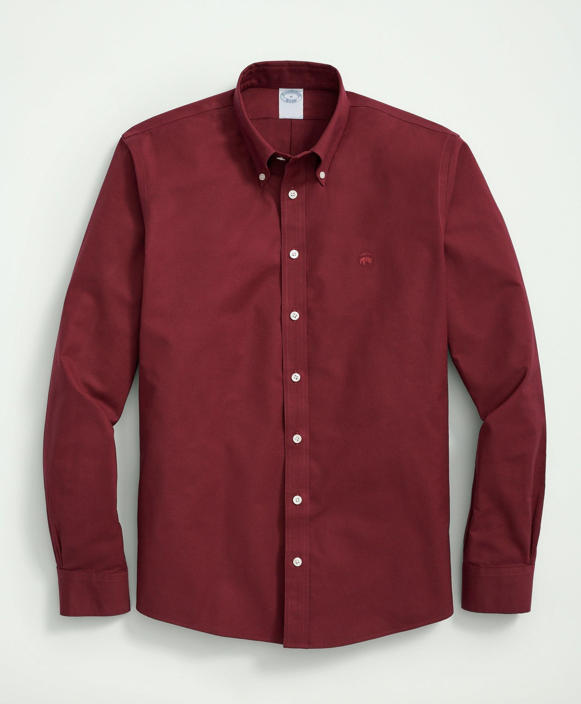 Regent Regular-Fit Stretch Non-Iron Oxford Button-Down Collar Sport Shirt sold by Brooks Brothers