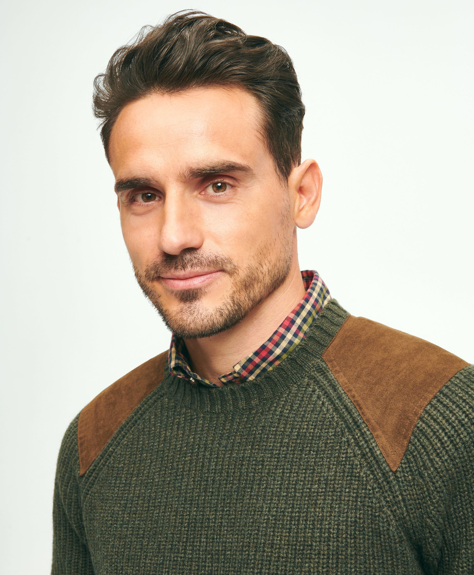 English Rib Lambswool Crewneck Sweater sold by Brooks Brothers product image thumbnail 2