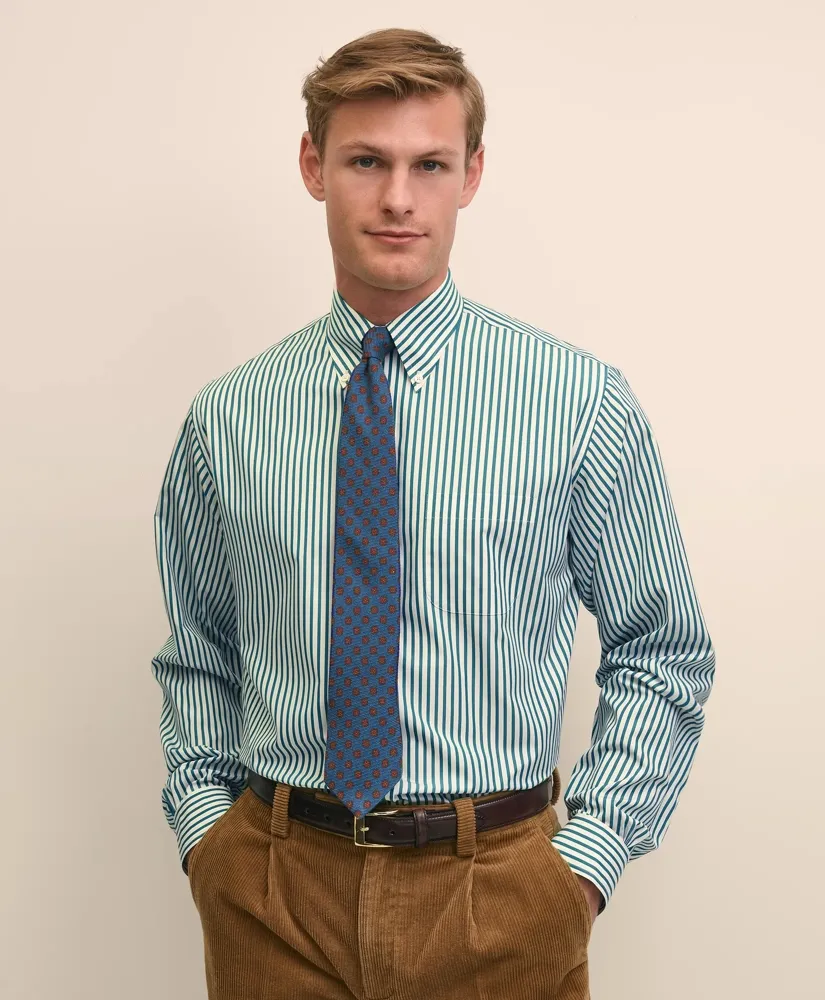 The Archive Supima<sup>®</sup> Cotton Bengal Stripe Dress Shirt sold by Brooks Brothers