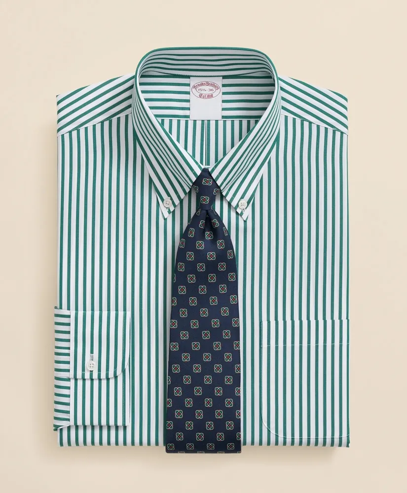 The Archive Supima<sup>®</sup> Cotton Bengal Stripe Dress Shirt sold by Brooks Brothers product image thumbnail 2