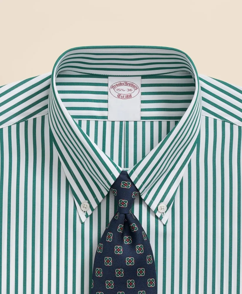 The Archive Supima<sup>®</sup> Cotton Bengal Stripe Dress Shirt sold by Brooks Brothers product image thumbnail 3