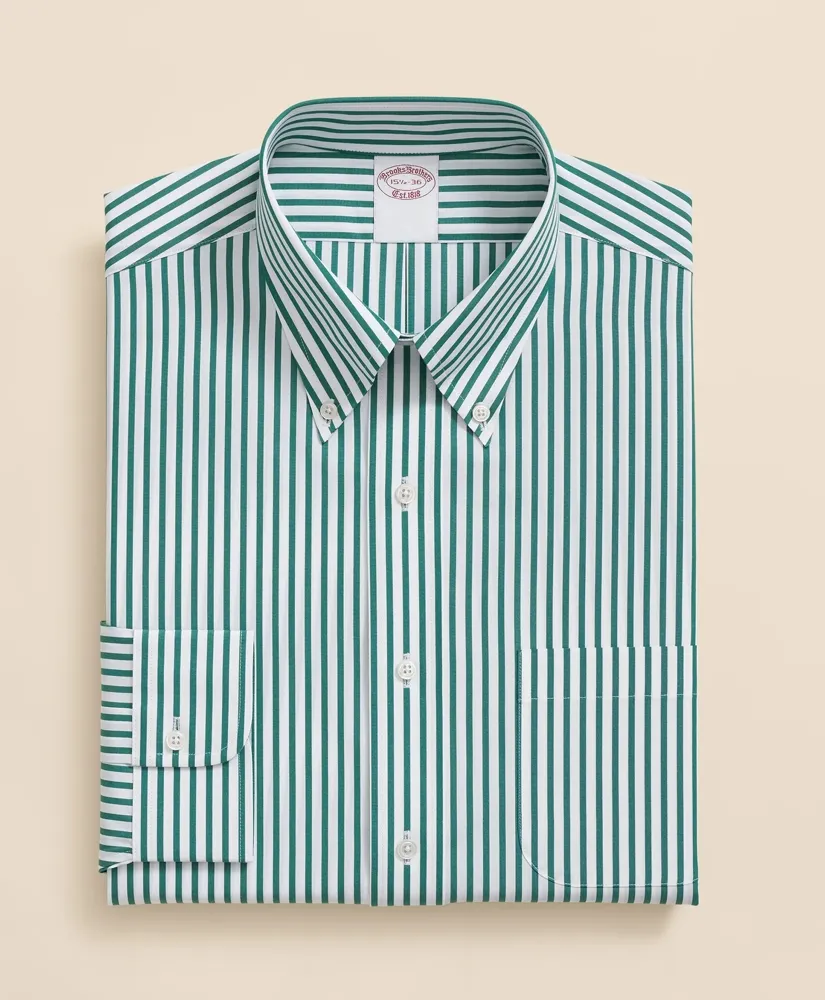 The Archive Supima<sup>®</sup> Cotton Bengal Stripe Dress Shirt sold by Brooks Brothers product image thumbnail 4