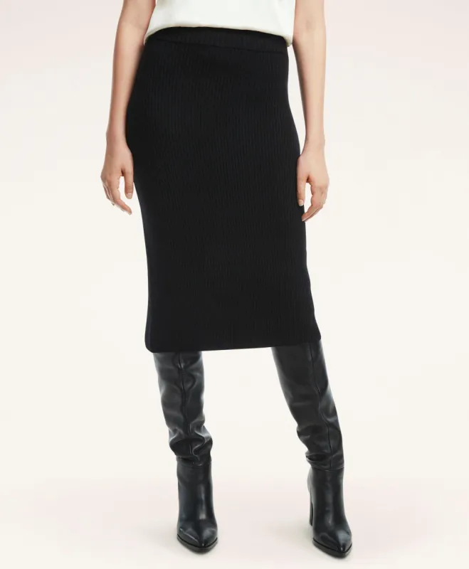 Merino Wool Cashmere Sweater Skirt sold by Brooks Brothers