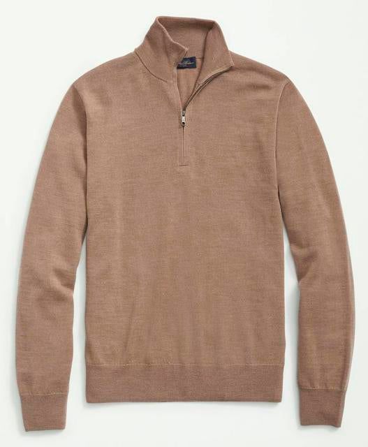 Fine Merino Wool Half-Zip Sweater sold by Brooks Brothers