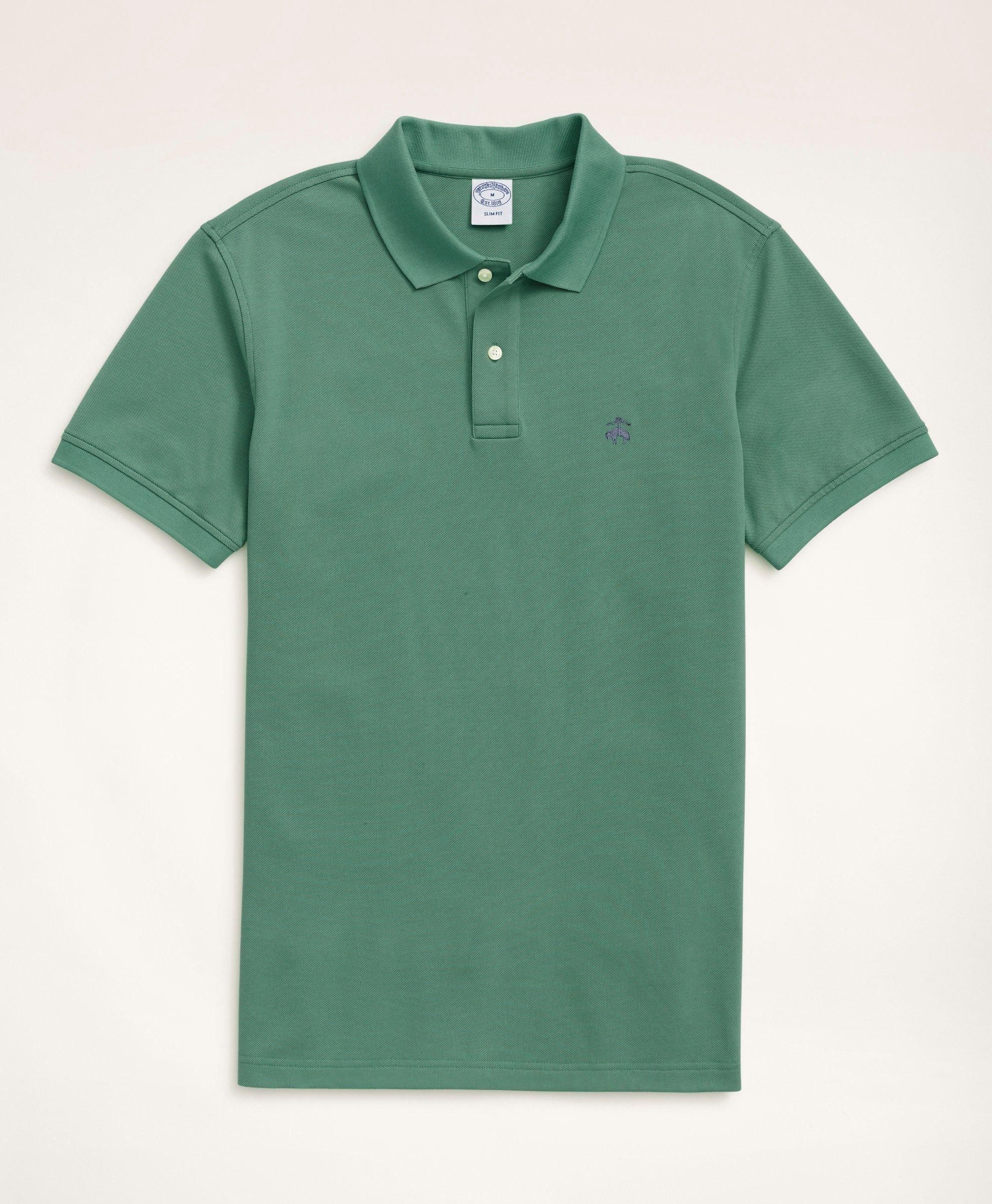 Slim-Fit Golden Fleece Washed Supima Polo Shirt sold by Brooks Brothers product image thumbnail 2