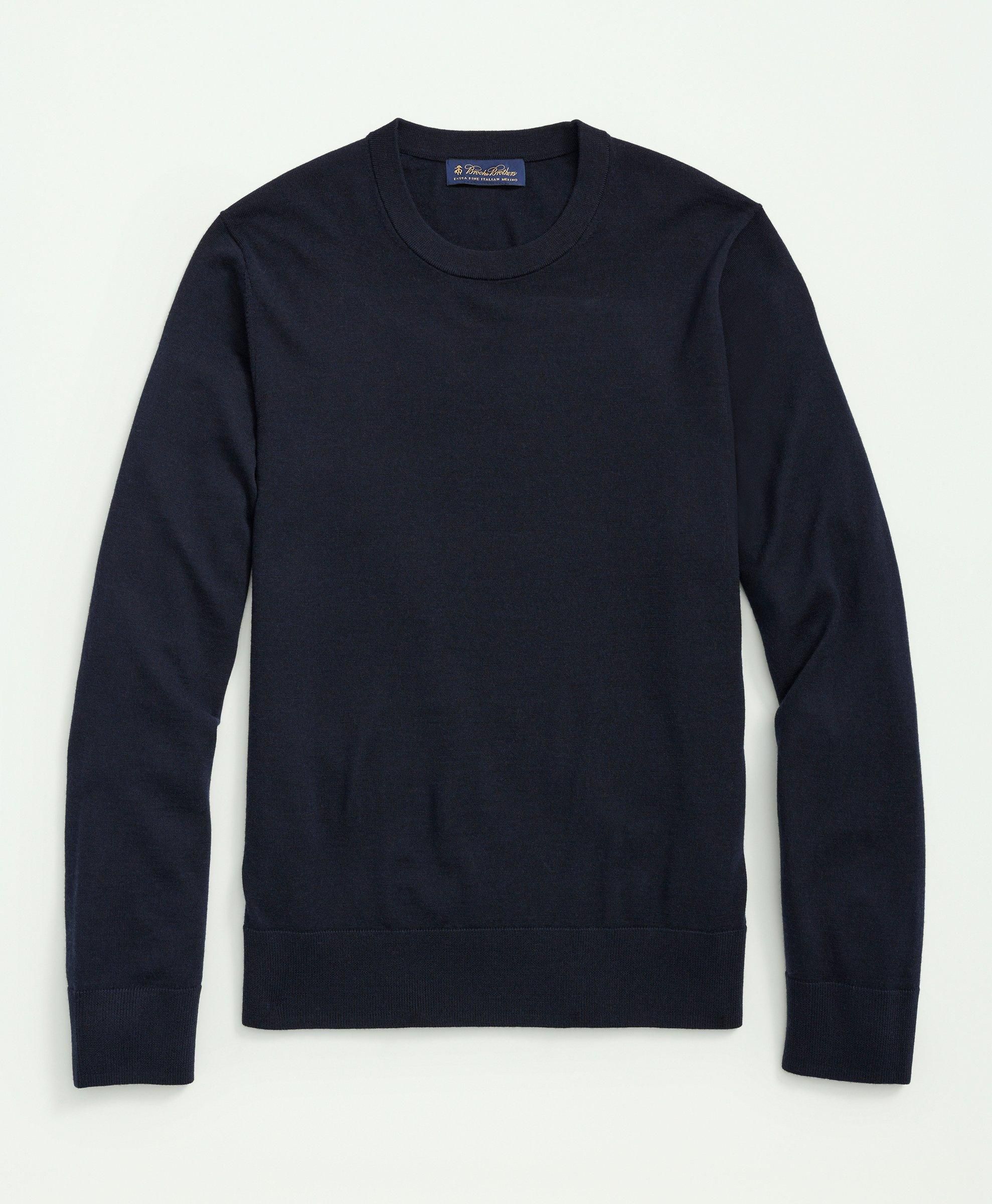 Fine Merino Wool Crewneck Sweater sold by Brooks Brothers product image thumbnail 2