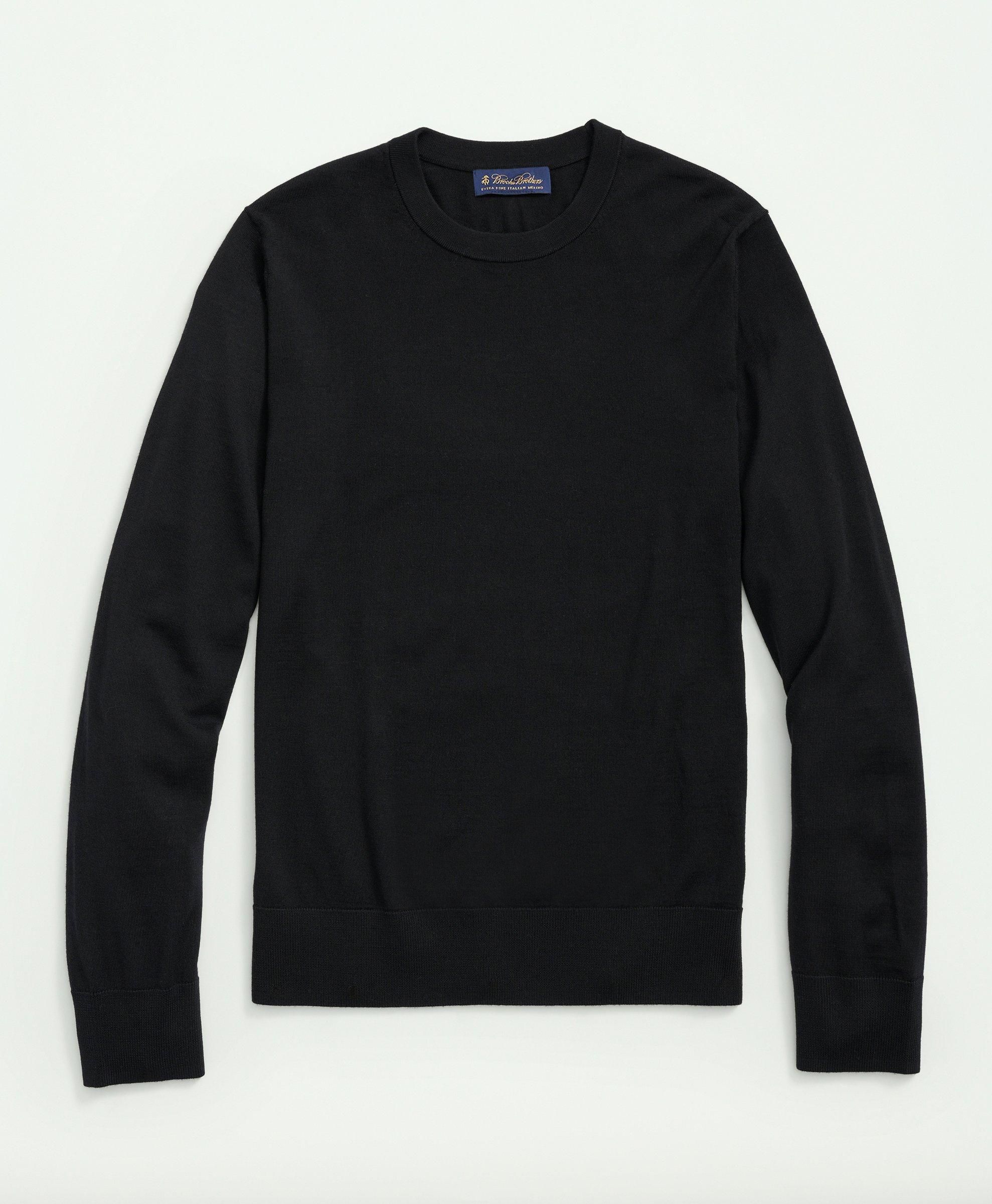 Fine Merino Wool Crewneck Sweater sold by Brooks Brothers product image thumbnail 4