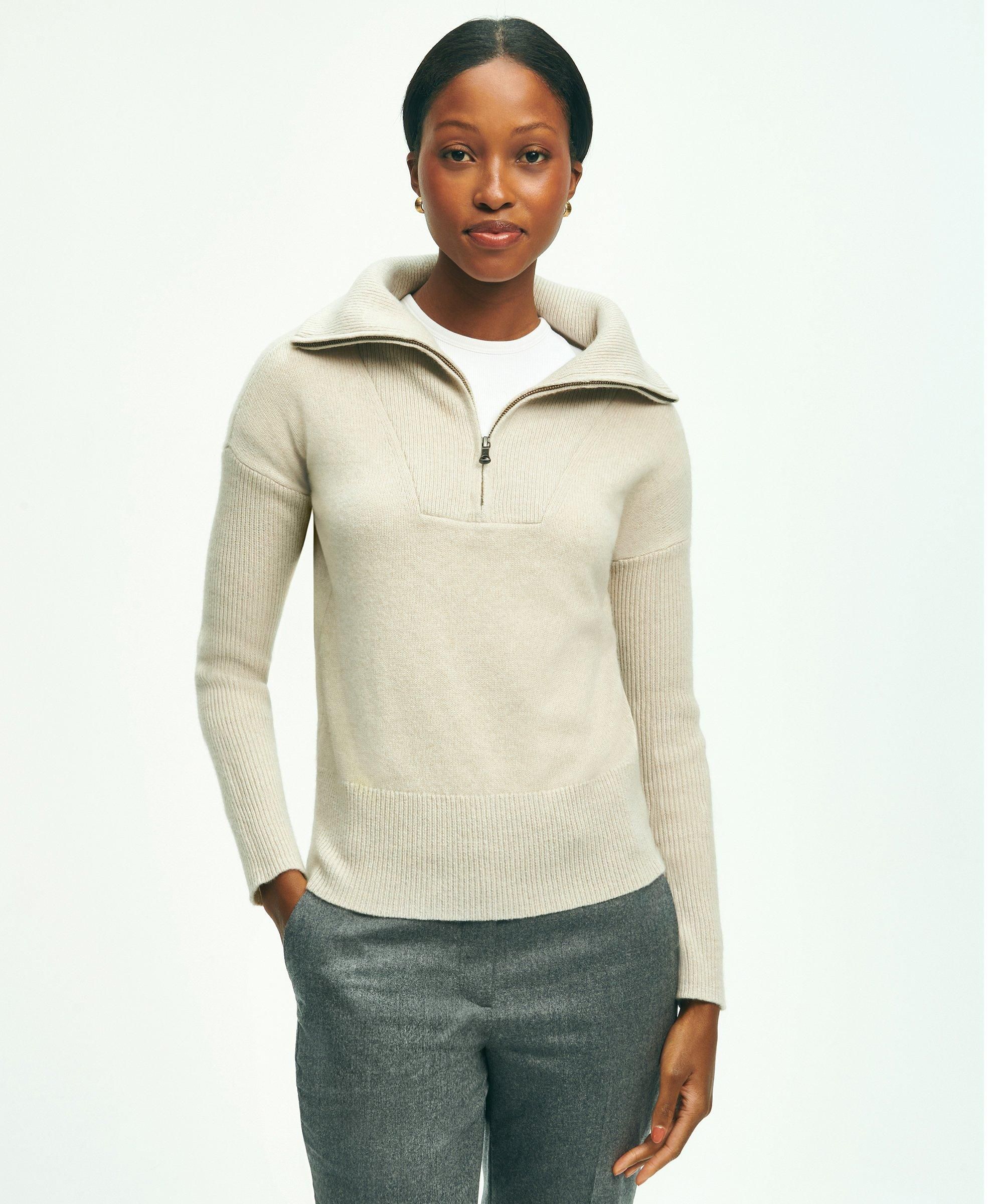 Wool Cashmere Half-Zip Sweater sold by Brooks Brothers