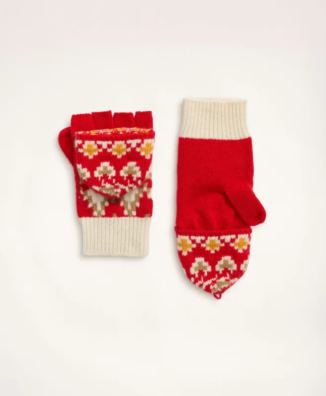 Merino Wool Knit Fair Isle Gloves sold by Brooks Brothers