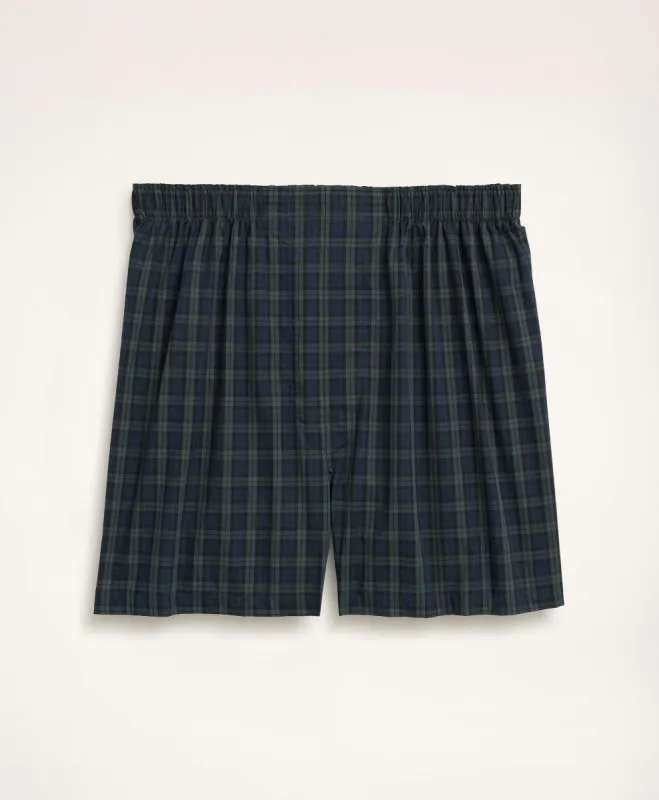 Cotton Broadcloth Tartan Boxers sold by Brooks Brothers