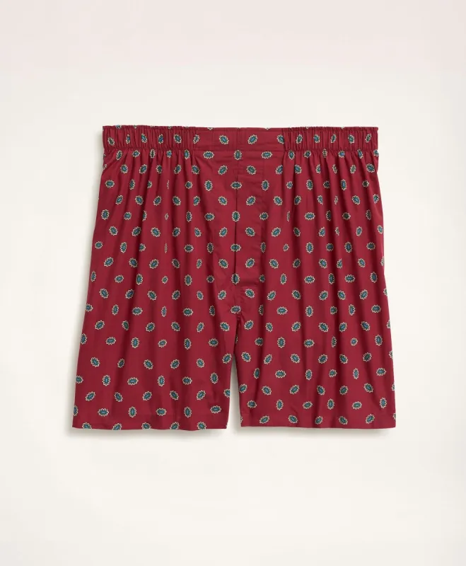 Cotton Broadcloth Foulard Boxers sold by Brooks Brothers