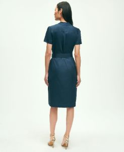 Cotton Belted Safari Shirt Dress sold by Brooks Brothers
