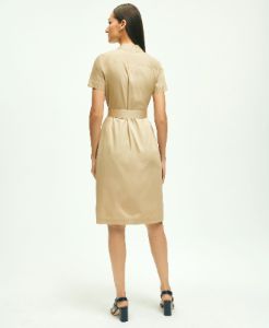 Cotton Belted Safari Shirt Dress sold by Brooks Brothers