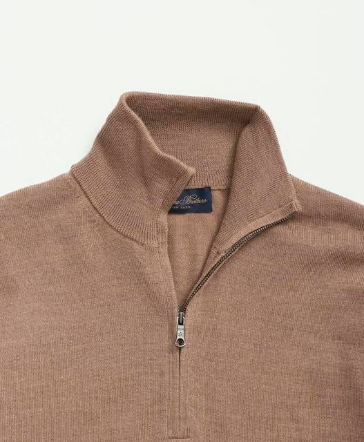 Fine Merino Wool Half-Zip Sweater sold by Brooks Brothers product image thumbnail 5