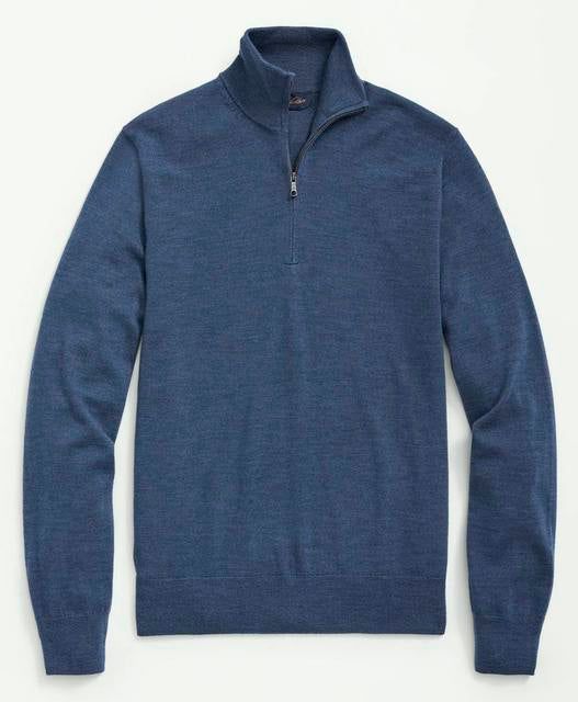 Fine Merino Wool Half-Zip Sweater sold by Brooks Brothers