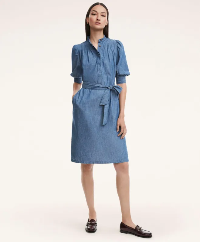 Chambray Shirt Dress sold by Brooks Brothers