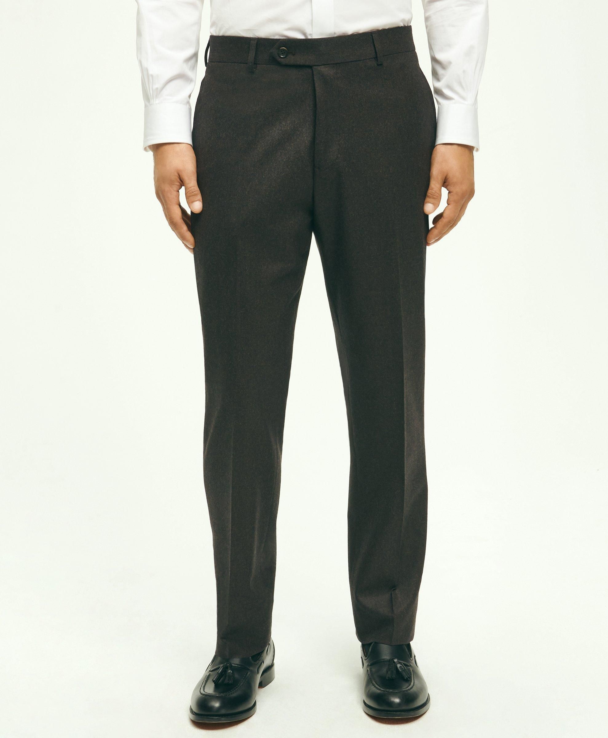 Classic Fit Wool Flannel Dress Pants sold by Brooks Brothers