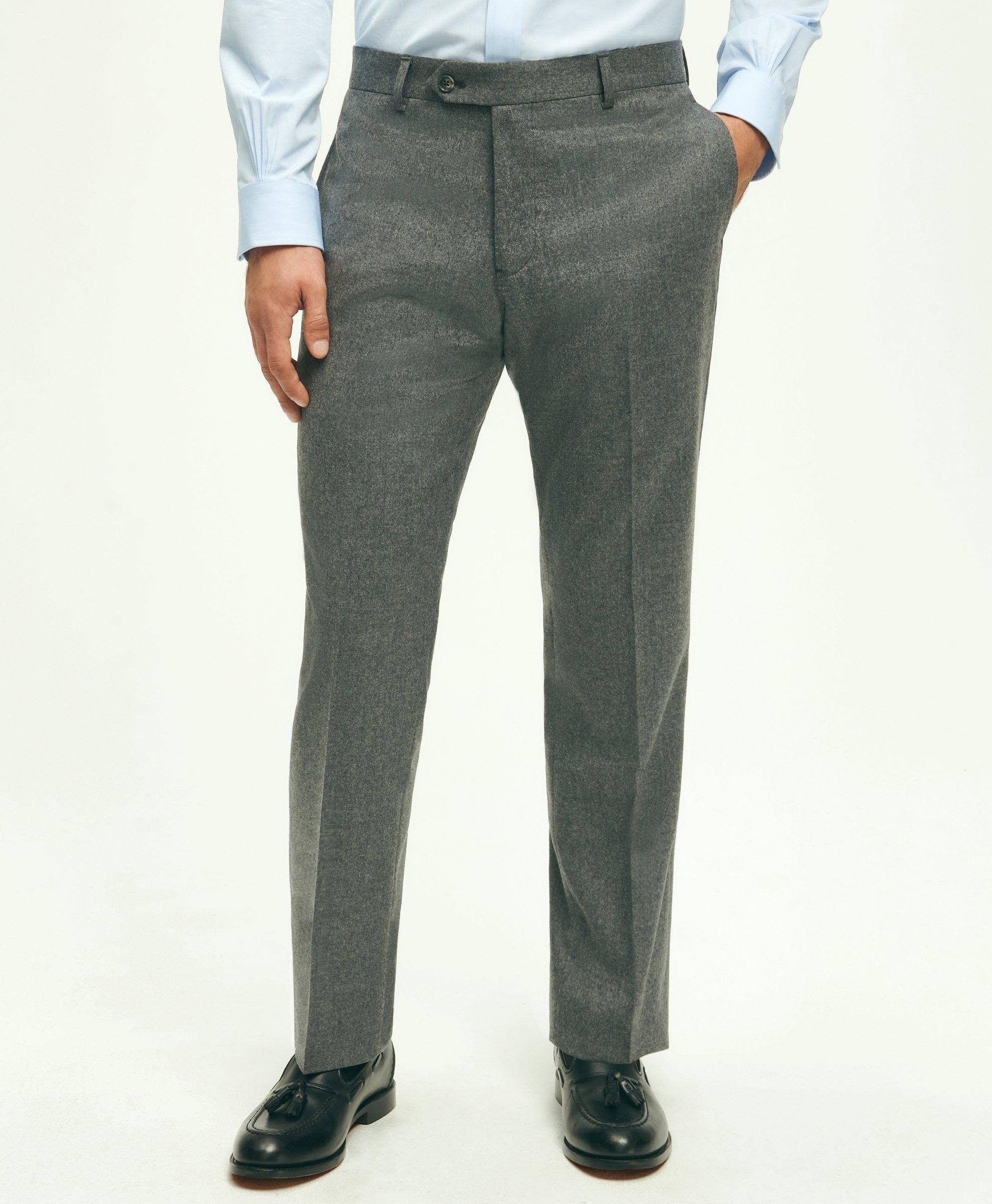 Classic Fit Wool Flannel Dress Pants sold by Brooks Brothers product image thumbnail 2