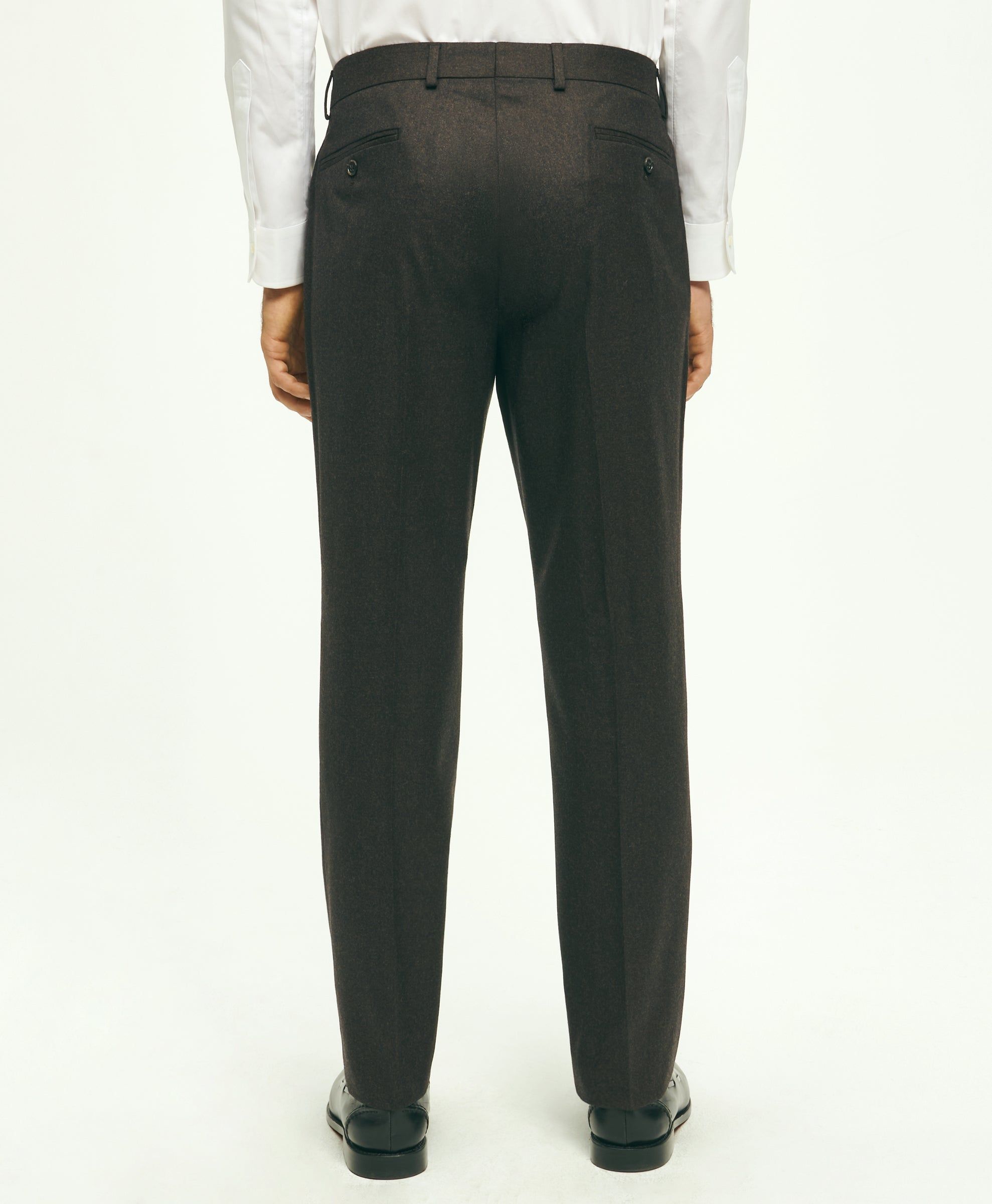 Classic Fit Wool Flannel Dress Pants sold by Brooks Brothers product image thumbnail 4