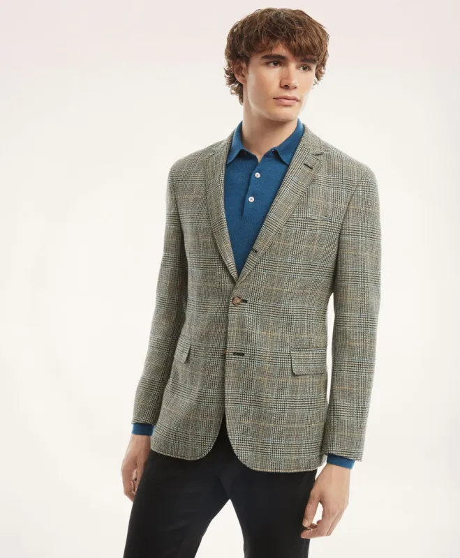 Milano Slim-Fit Lambswool Multi-Plaid Sport Coat sold by Brooks Brothers