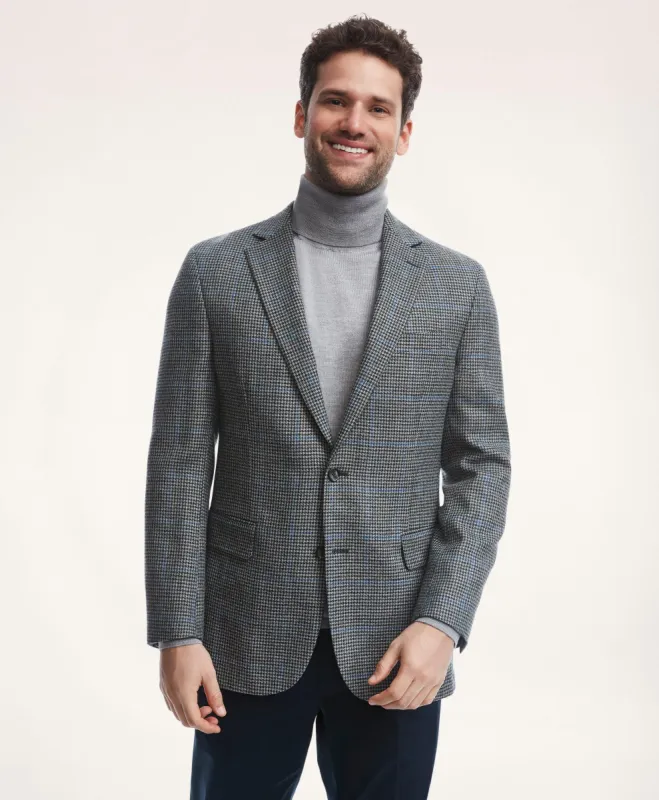Regent Regular-Fit Houndstooth with Deco Lambswool Sport Coat sold by Brooks Brothers