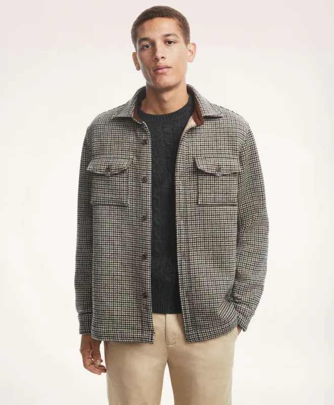 Double Face Wool Shirt Jacket sold by Brooks Brothers