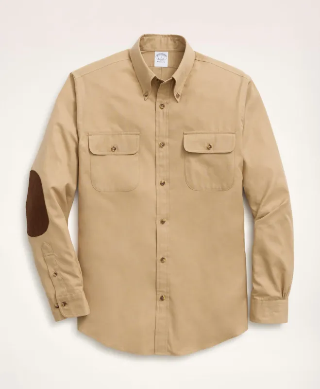 Regent Regular-Fit Sport Shirt, Brushed Cotton Cashmere Twill Button Down Collar sold by Brooks Brothers
